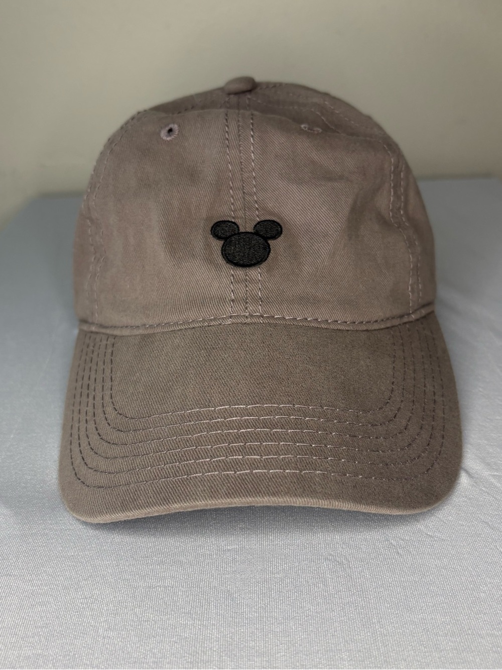 Taupe Men's Baseball Disney Mickey Mouse Cap